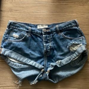 One teaspoon distressed shorts
